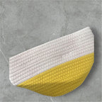 Custom Easter Bunny Basket with Engraved Leather Name patch, Easter Basket, Bunny Basket, Woven Basket with Leather patch, Easter Baskets