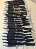 Personalized Leatherette Engraved Pen – Custom Name or Logo Pen, Corporate Gift, Business Giveaway