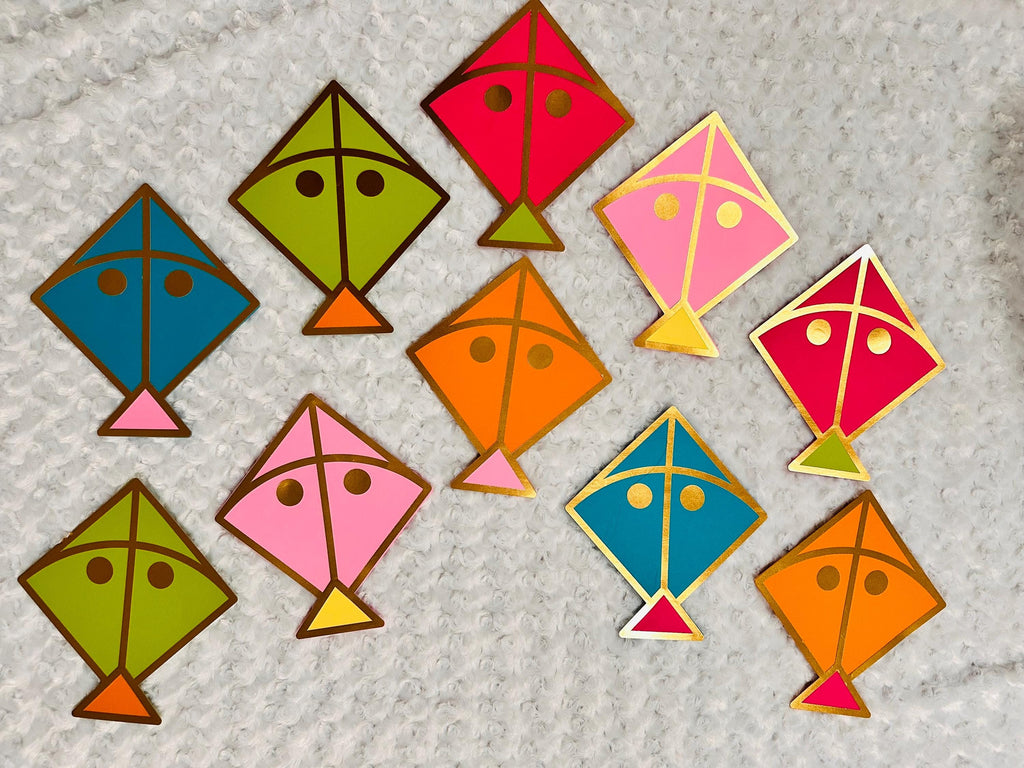 Paper Kites, Kites, Kites for Pongal, Pongal Festival, Kites Decor, Kite, Kids Crafts, Makar sankranthi, Pongal Decor, Indian Festival Decor