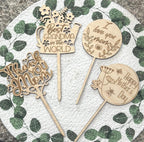Mothers Day Plant Stakes, Grandma Plant Stakes, Thankyou Mom Plant Stakes, Love you Mom Garden Stakes, Plant Stakes, Flower pot stakes