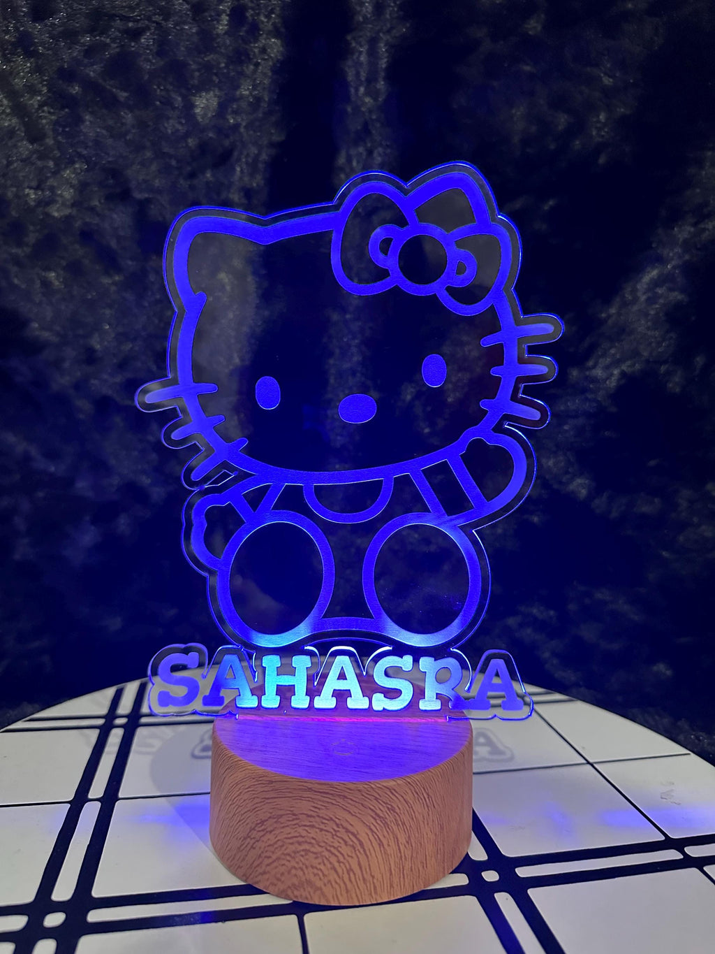 Hello Kitty Night Light, Kids Night Light, Cute Night Light, Custom Night Light, Gift for Kids, Personalized Night Light, Night Light, Gifts