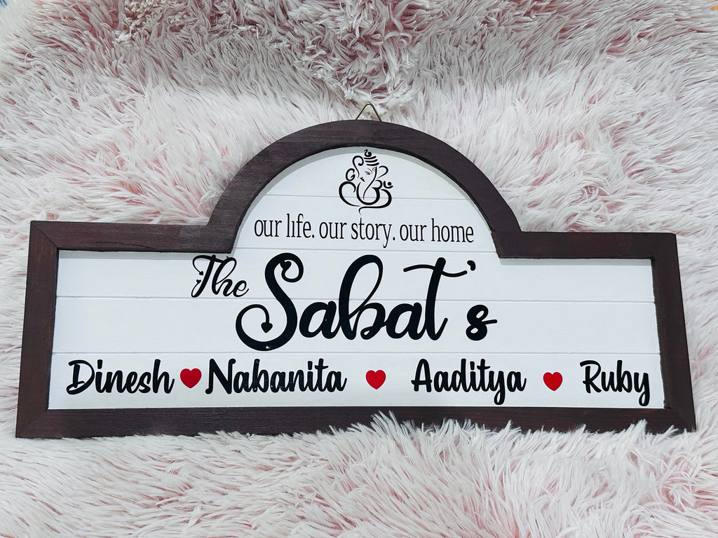 Family Name Sign,Name Boards,Family Name Boards,Entryway Sign,Indian Family Name Boards,Welcome Board