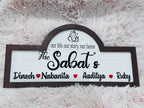 Family Name Sign,Name Boards,Family Name Boards,Entryway Sign,Indian Family Name Boards,Welcome Board