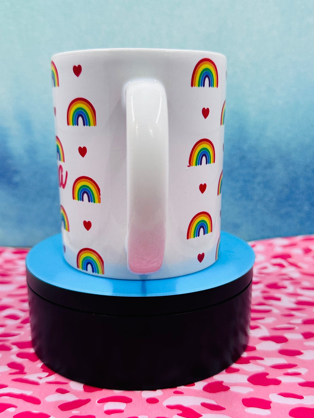 Personalized Mug, Rainbow Mug, 11oz Mug, Return Gifts, Kids Mugs, Kids Return Gifts, Kids Drinkware, Custom Return Gifts, Rainbow theme Mugs
