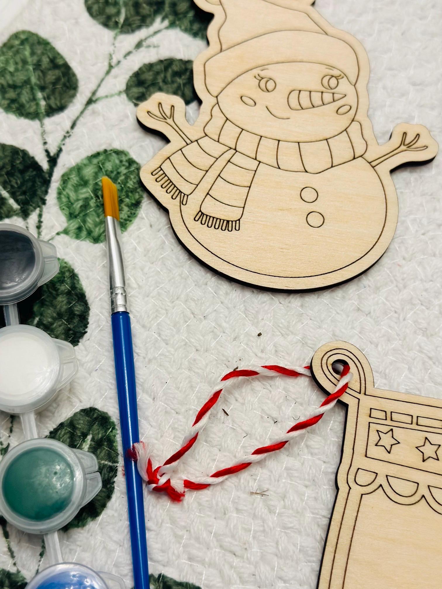 Christmas Ornaments Coloring Kit, DIY Coloring Ornaments, Kids Christmas Ornaments, Coloring Ornaments, Christmad Ornaments, Christmas