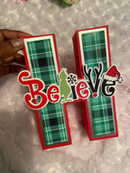 Grinch Christmas Themed 3D Paper Letters, 3d letters, Grinch 3d letters, Grinch , Christmas table decor, Christmas Grinch, Cardstock letters