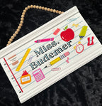 Teacher Classroom Door Sign, Teacher Door Sign, Teacher Appreciation Gifts, Back to School Sign, Gifts, Teacher Sign, Classroom Decor