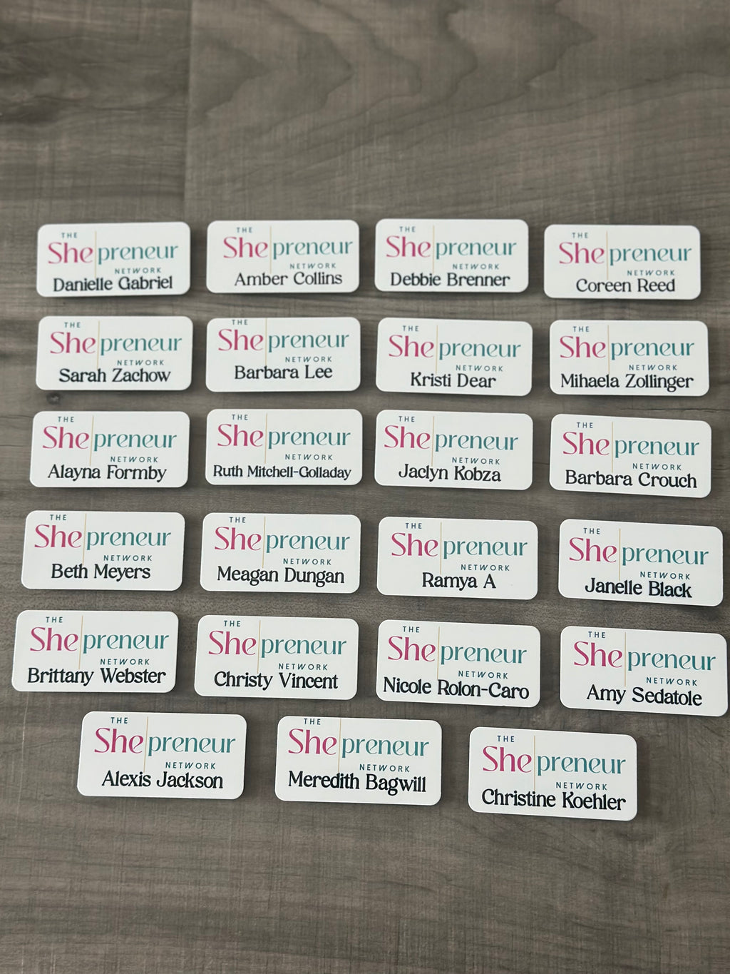 Custom Magnetic Name Badges – Personalized with Your Logo & Text
