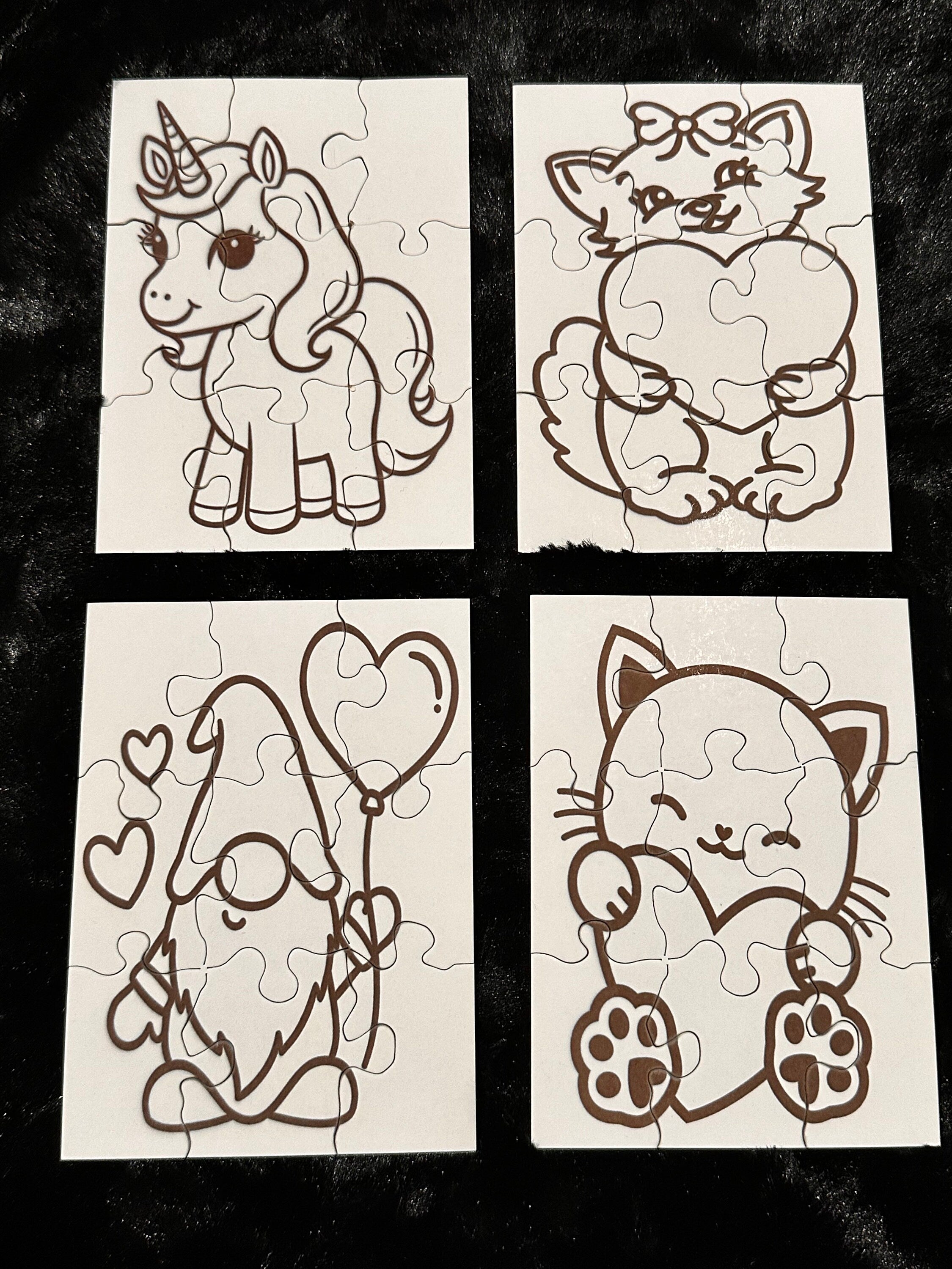 Kids Classroom Valentines,Coloring Puzzles  Valentines,Puzzle Cards,Valentine Puzzles,Classroom Exchange Cards,Puzzles,Return Gifts