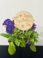 Mothers Day Plant Stakes, Grandma Plant Stakes, Thankyou Mom Plant Stakes, Love you Mom Garden Stakes, Plant Stakes, Flower pot stakes