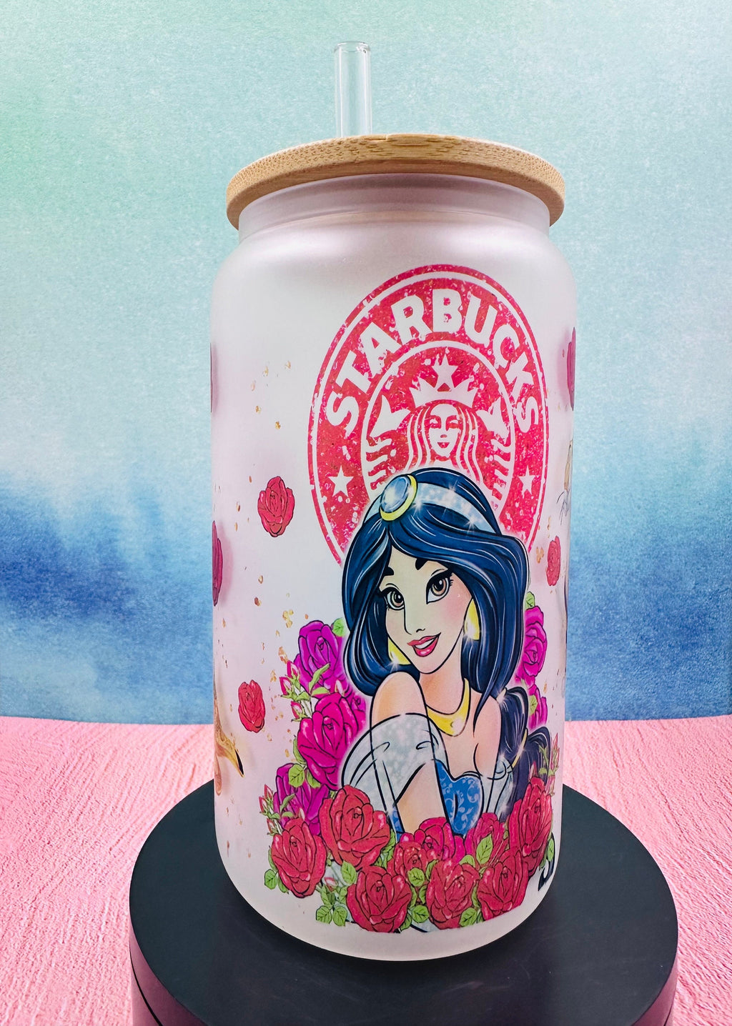 Princess Cup, 13oz 16oz 18oz Libbey Glass Cup, Princess Libbey Glass Cup, Princess Smoothie Jar, Princess Cup, Princess Coffee Cup, Princess