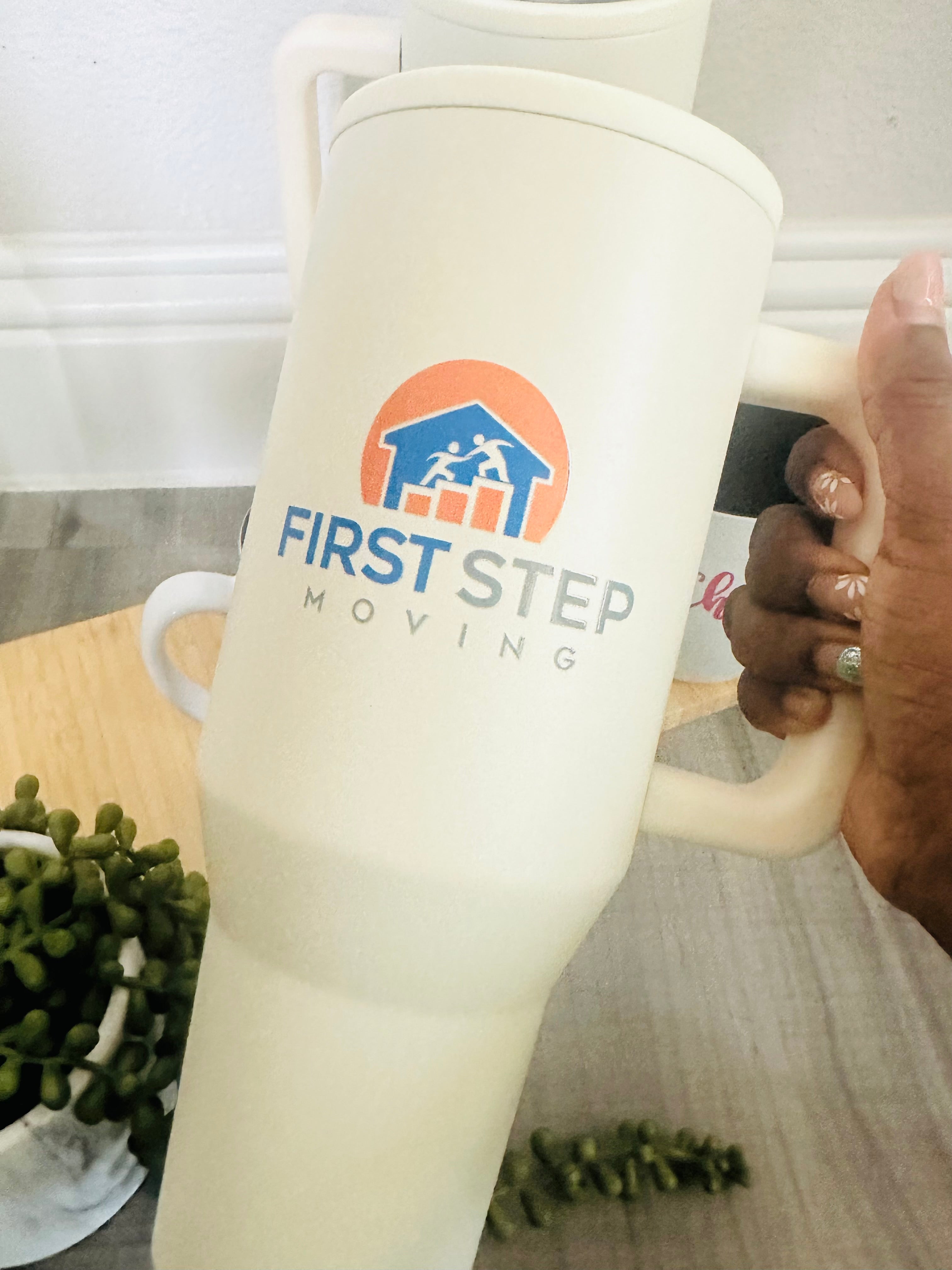 Custom 40oz Vacuum Tumbler – Personalized Logo or Name | Insulated Travel Mug with Straw