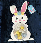 Easter Bunny Candy Holder, Easter Bunny, Candy Holder, Easter Favors, Easter Candy, Kids Easter Candy Holder, Easter Party Favors. Easter