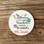 Personalized Teacher Coasters/Custom Teacher Coasters/ Teachers Gift/ Teacher Coasters/ Ceramic Coasters/Teacher Appreciation Gifts/Coasters