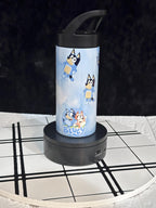 Bluey Water Tumbler, Custom Water Tumbler, 16oz 20oz Custom Tumbler, Water Tumbler for Kids, School Water Bottle, Kids Return Gifts, Bluey