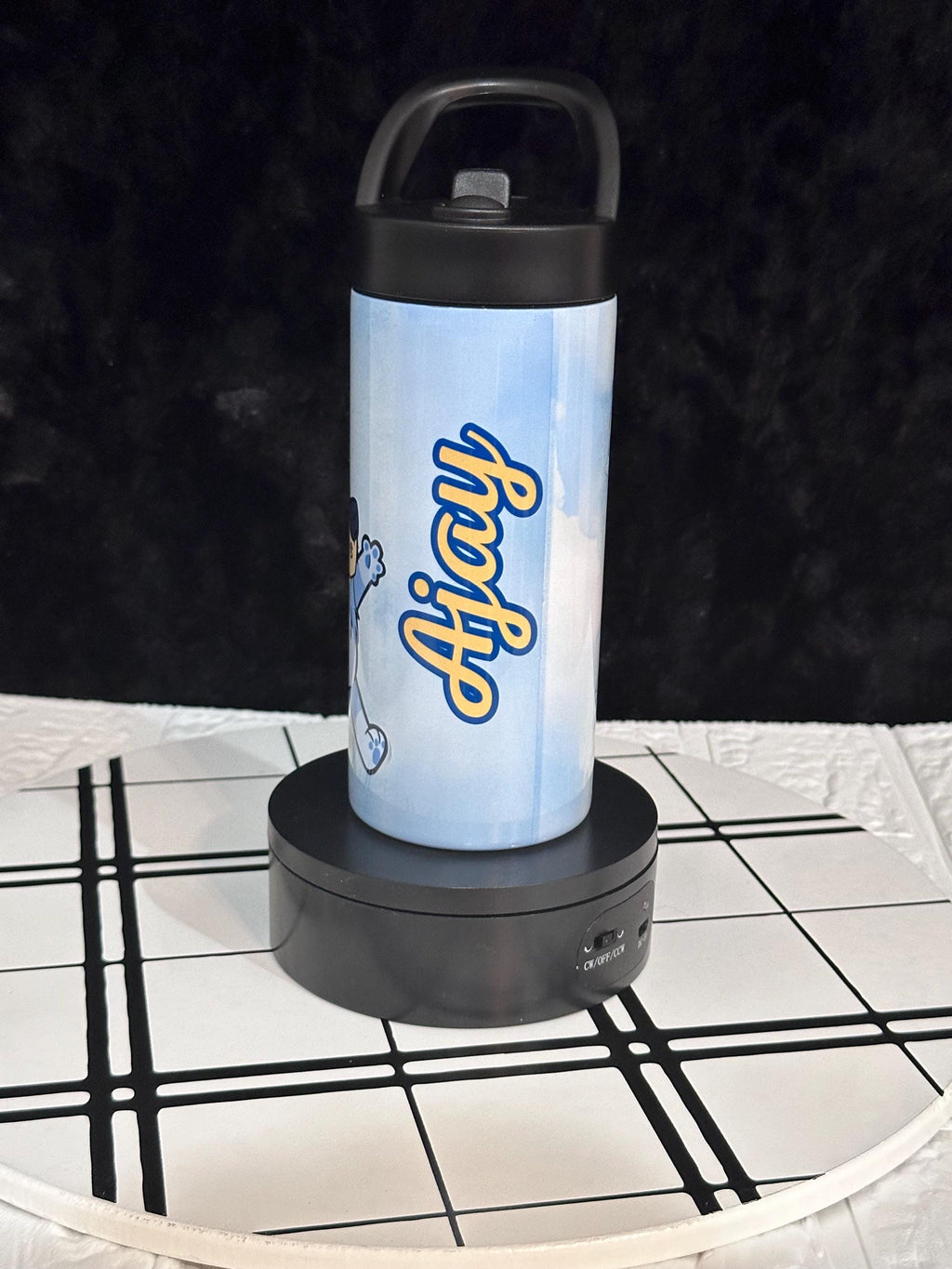 Bluey Water Tumbler, Custom Water Tumbler, 16oz 20oz Custom Tumbler, Water Tumbler for Kids, School Water Bottle, Kids Return Gifts, Bluey