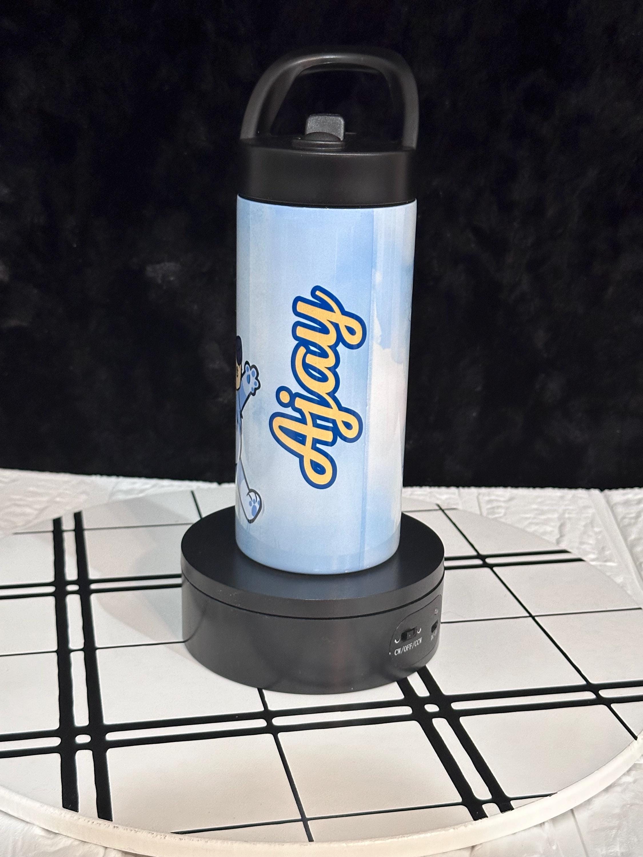 Bluey Water Tumbler, Custom Water Tumbler, 16oz 20oz Custom Tumbler, Water Tumbler for Kids, School Water Bottle, Kids Return Gifts, Bluey