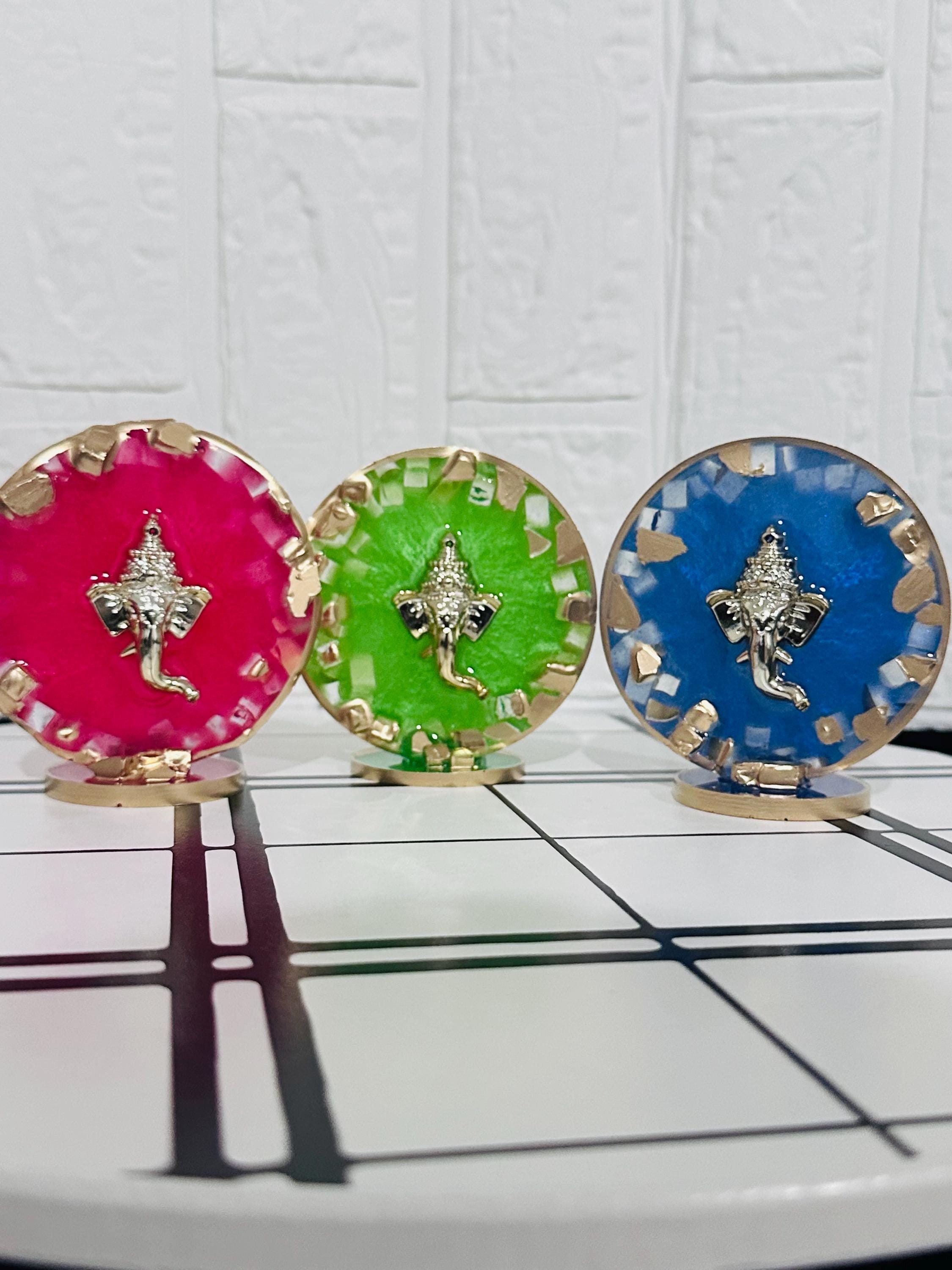 Resin Car dashboard Holders, Resin Return Gifts, Resin Ganesh Return Gifts, Festival Return Gifts, Varalakshmi Vratam Return Gifts