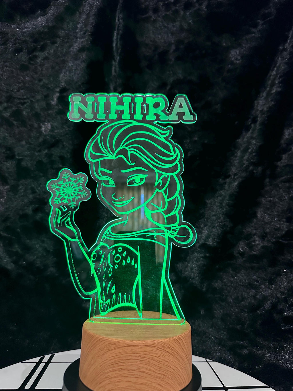 Elsa Night Light, Kids Night Light, Cute Night Light, Custom Night Light, Gift for Kids, Personalized Night Light, Night Light, Gifts