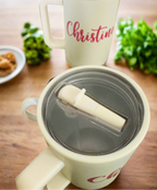 Custom 40oz Vacuum Tumbler – Personalized Logo or Name | Insulated Travel Mug with Straw