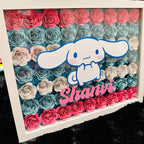 Shadow Box -  Custom Cinnamoroll Themed with String Lights