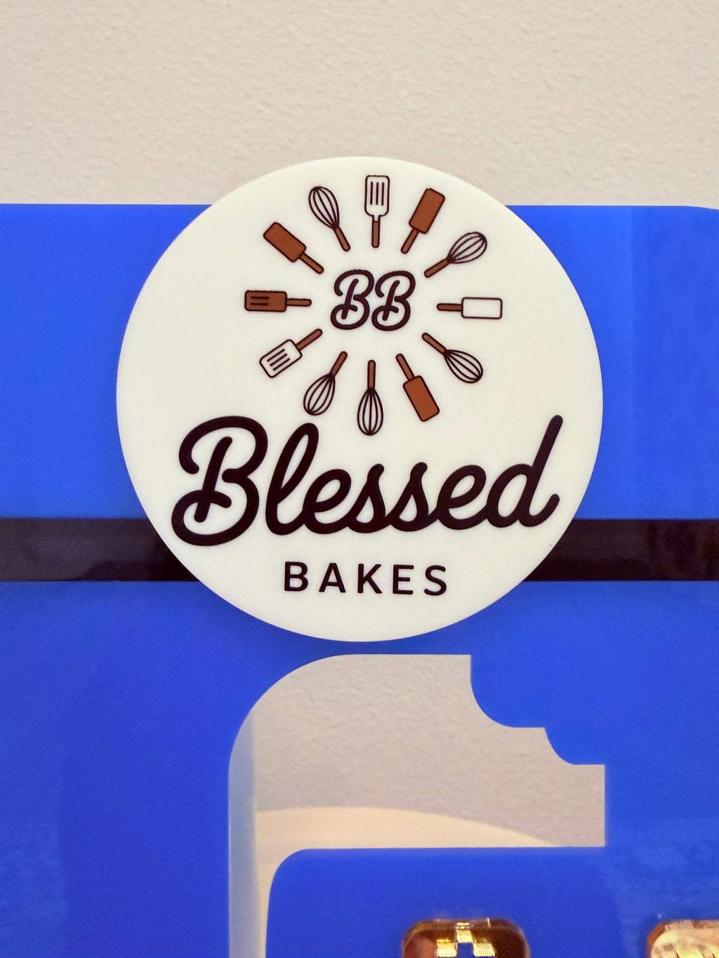 Custom Acrylic Stand Mixer QR Sign for Business – Payments, Socials & More