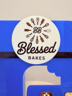 Custom Acrylic Stand Mixer QR Sign for Business – Payments, Socials & More