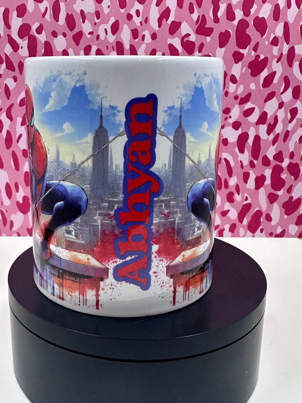 Personalized spiderman Mug, Custom Mug, 11oz Mug, Return Gifts, Kids Mugs, Kids Return Gifts, Kids Drinkware, Custom Return Gifts