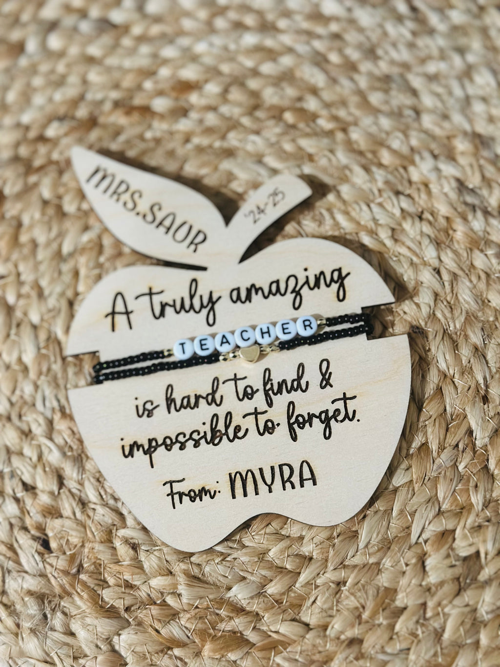 Teacher Gift, Teacher gift Appreciation day, End of the year gifts for teacher, Personalized Gift for Teacher, Teacher Bracelets, Bracelet Gifts