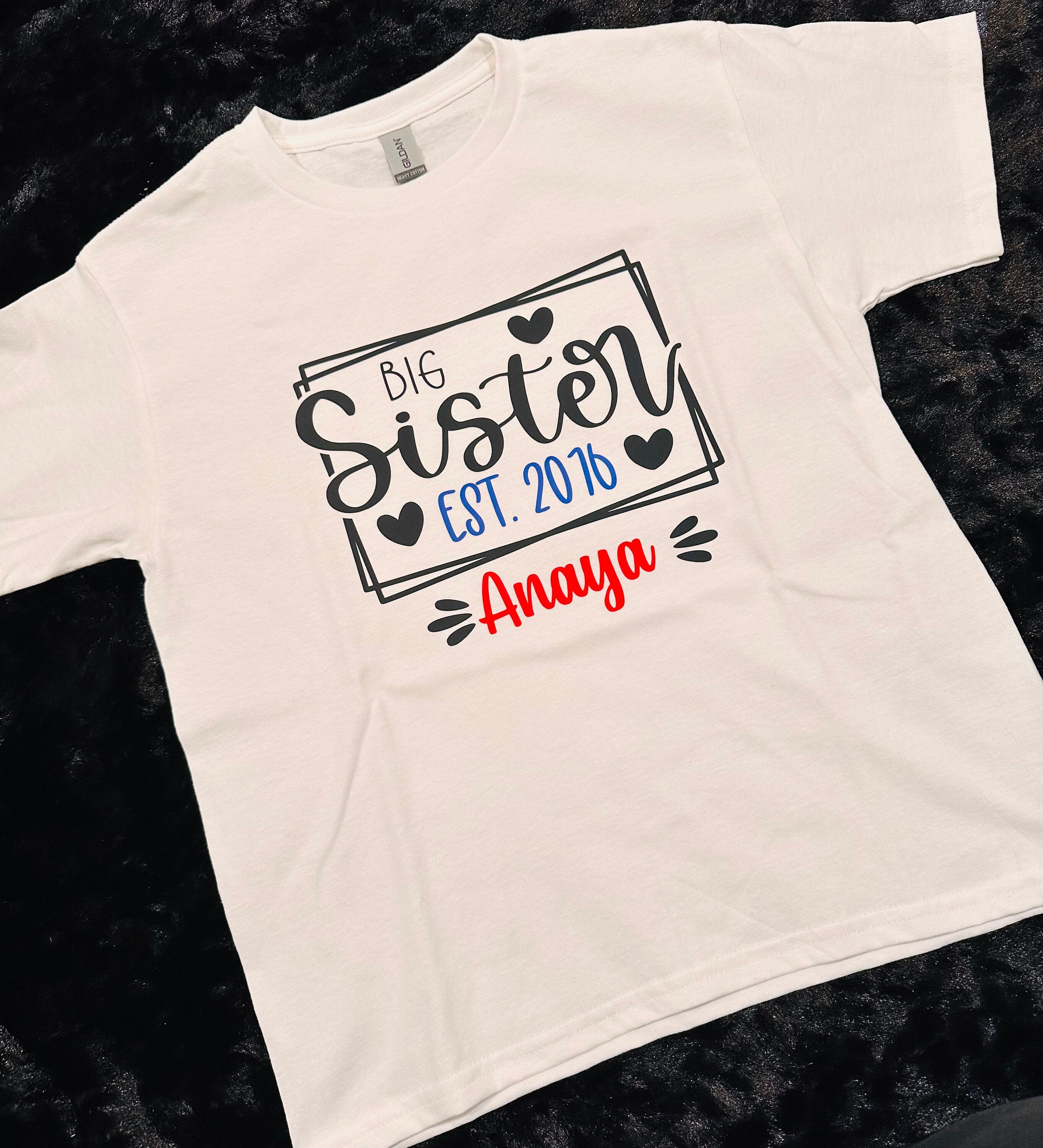 Custom T-Shirts,Custom Onesies, Sibling Matching T-Shirts,Sibling T-Shirts