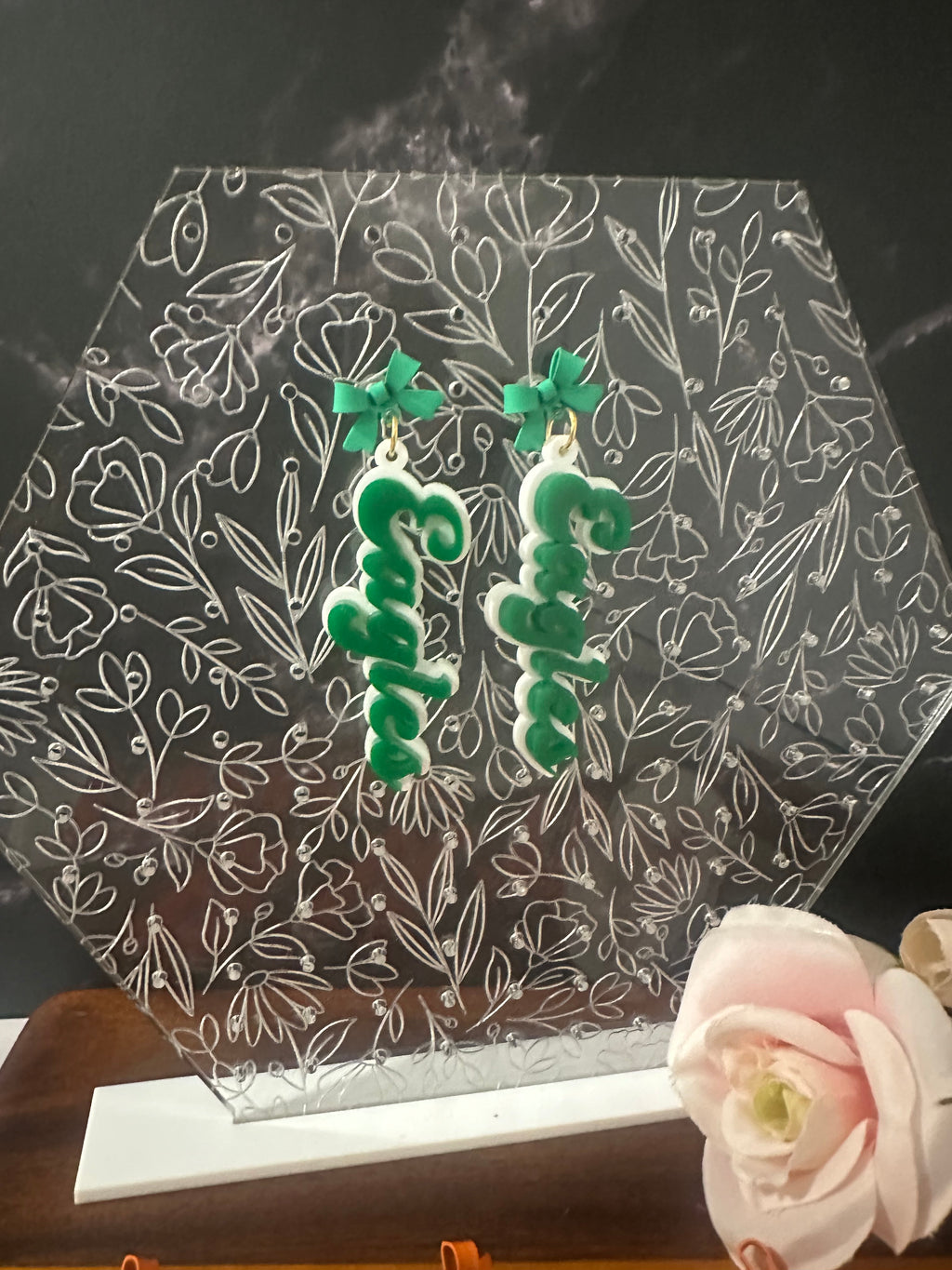 School Spirit Earrings – Custom Team Colors