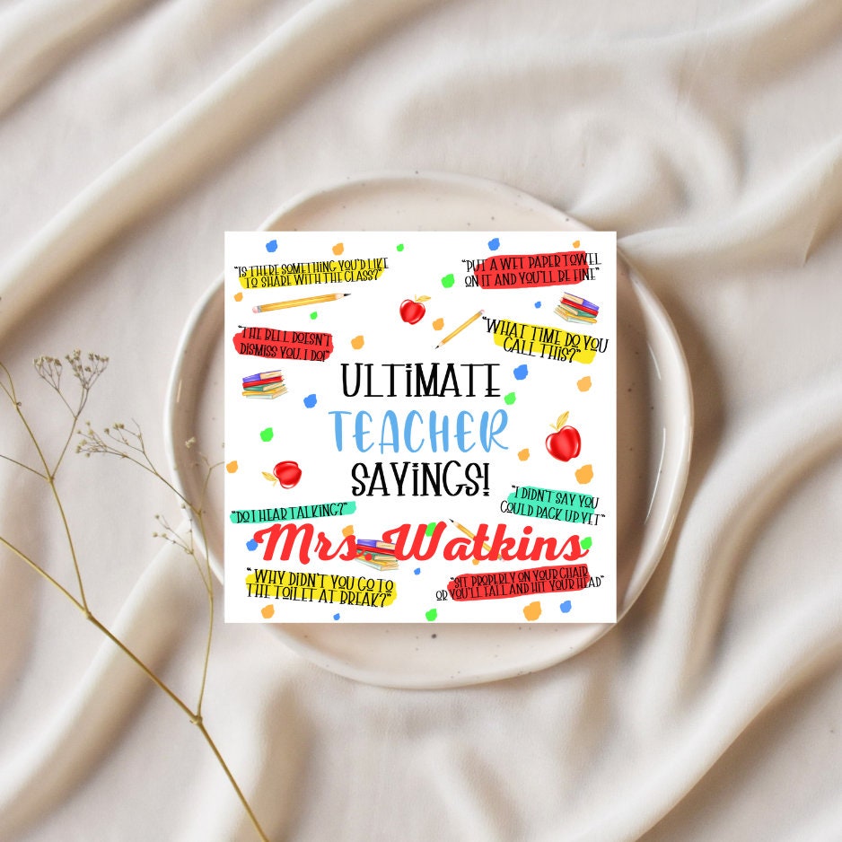 Personalized Teacher Coasters/Custom Teacher Coasters/ Teachers Gift/ Teacher Coasters/ Ceramic Coasters/Teacher Appreciation Gifts/Coasters