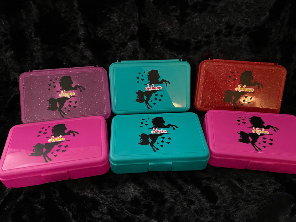 Personalized Pencil Box, Pencil Box, Crayon Box, Back to School Box , Custom Pencil Box, Kids Gifts,Kids Return Gifts, Plastic Pencil Box