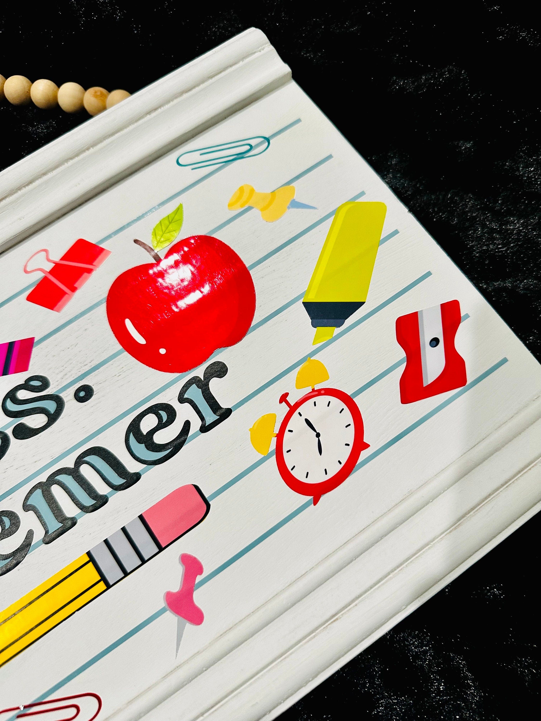 Teacher Classroom Door Sign, Teacher Door Sign, Teacher Appreciation Gifts, Back to School Sign, Gifts, Teacher Sign, Classroom Decor