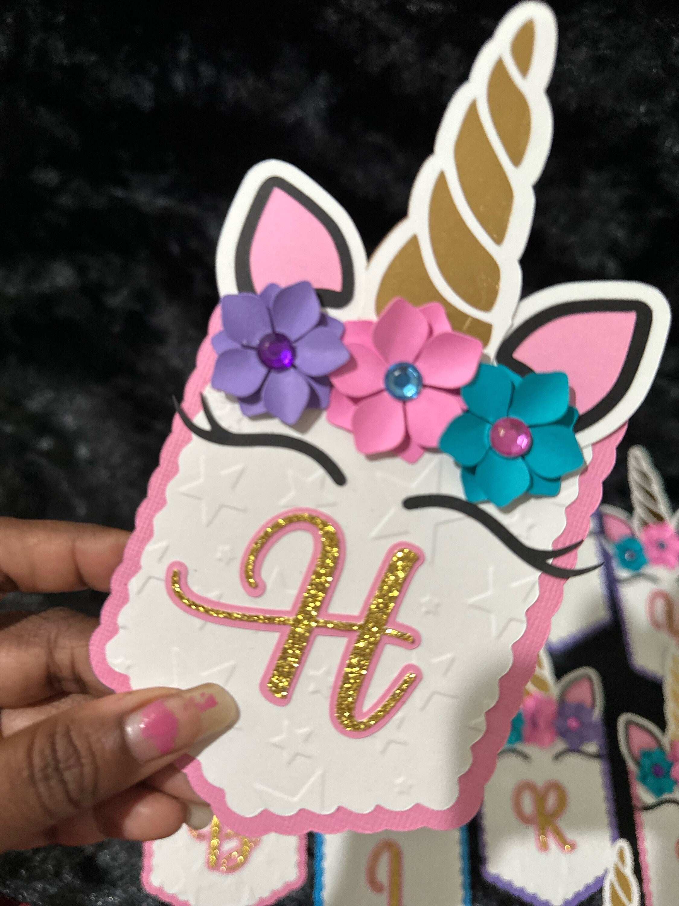 Unicorn Birthday Banner, Birthday Banner, Custom Birthday Banner, Happy Birthday Banner, Banner, Party Decorations, Party Supplies, Banners