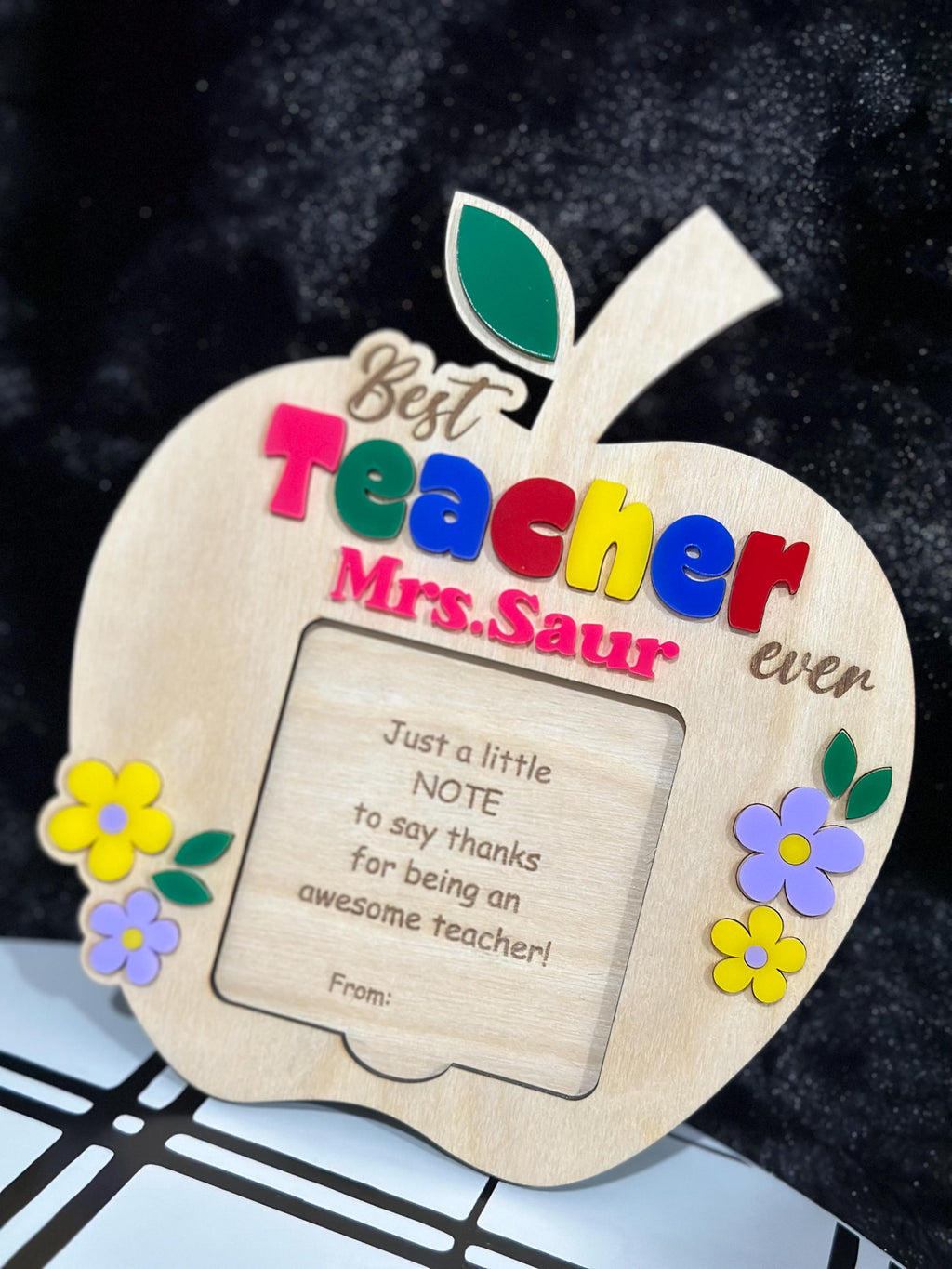 Teacher Gifts, Post-It Notepad Holder, Teacher Thank You, Teacher Gift, Gifts for Teacher, End of Year, Appreciation Gifts