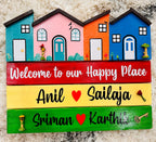 Welcome Family Sign,Name Boards,Family Name Boards,Entryway Sign,Indian Family Name Boards