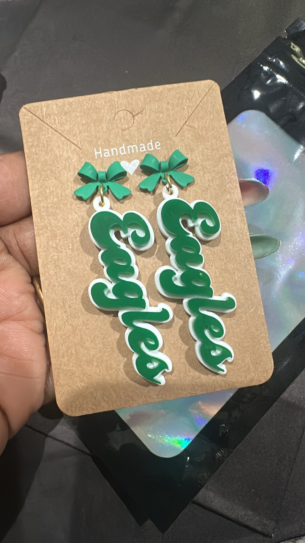 School Spirit Earrings – Custom Team Colors