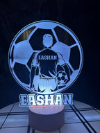 Soccer Night Light, Kids Night Light, Engraved Night Light, Custom Night Light, Gift for Kids, Personalized Night Light, Night Light, Gifts