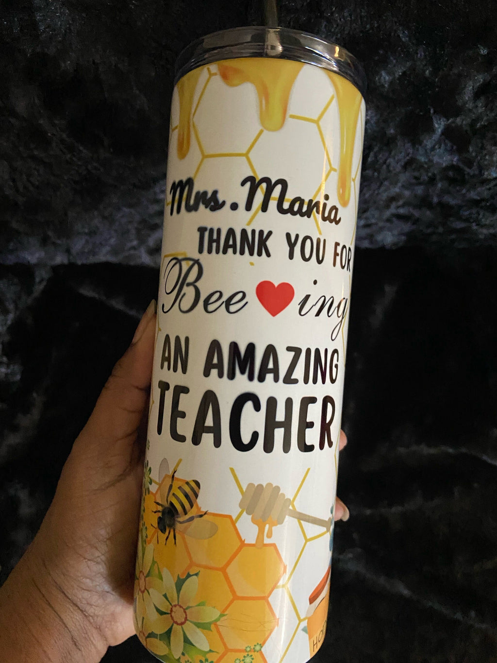 Teacher Tumbler, Bee Tumbler , Teacher Appreciation, 20oz Teacher Tumbler, Teacher Gifts, Teacher YearEnd Gifts, 20oz Tumblers, Teachers