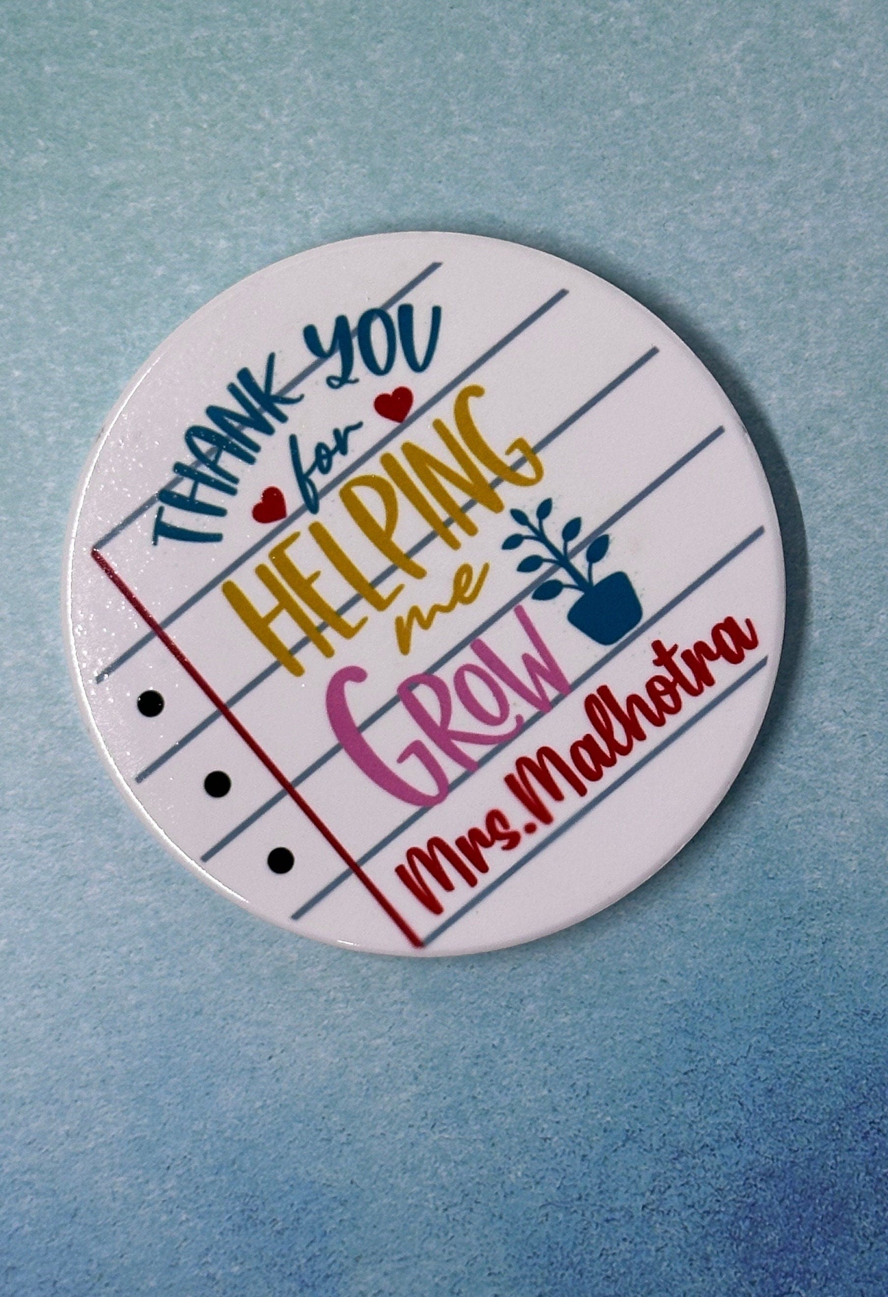 Personalized Teacher Coasters/Custom Teacher Coasters/ Teachers Gift/ Teacher Coasters/ Ceramic Coasters/Teacher Appreciation Gifts/Coasters