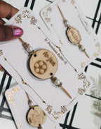 Wood Rakhi, Engraved Rakhis, Rakhi, Rakhi for Brother, Rakhis, Custom Rakhis, Personalized Rakhis, wooden Rakhi, Custom Name Rakhis, Rakhis