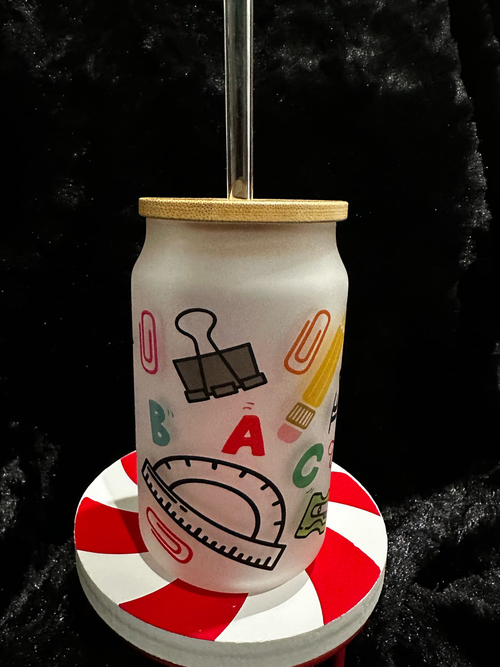 Teacher Glass Can, Teacher Appreciation Glass Can, Teacher Gifts, Teacher Appreciation Gifts,Teacher Year end Gifts, Teacher, Glass Tumbler