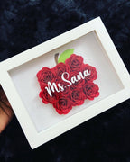 Teacher Shadow Box, Teacher Gifts, Teacher Appreciation Gifts, Apple Shadow Box, Shadow Box, Teacher End of the year Gifts, Teacher, Gifts