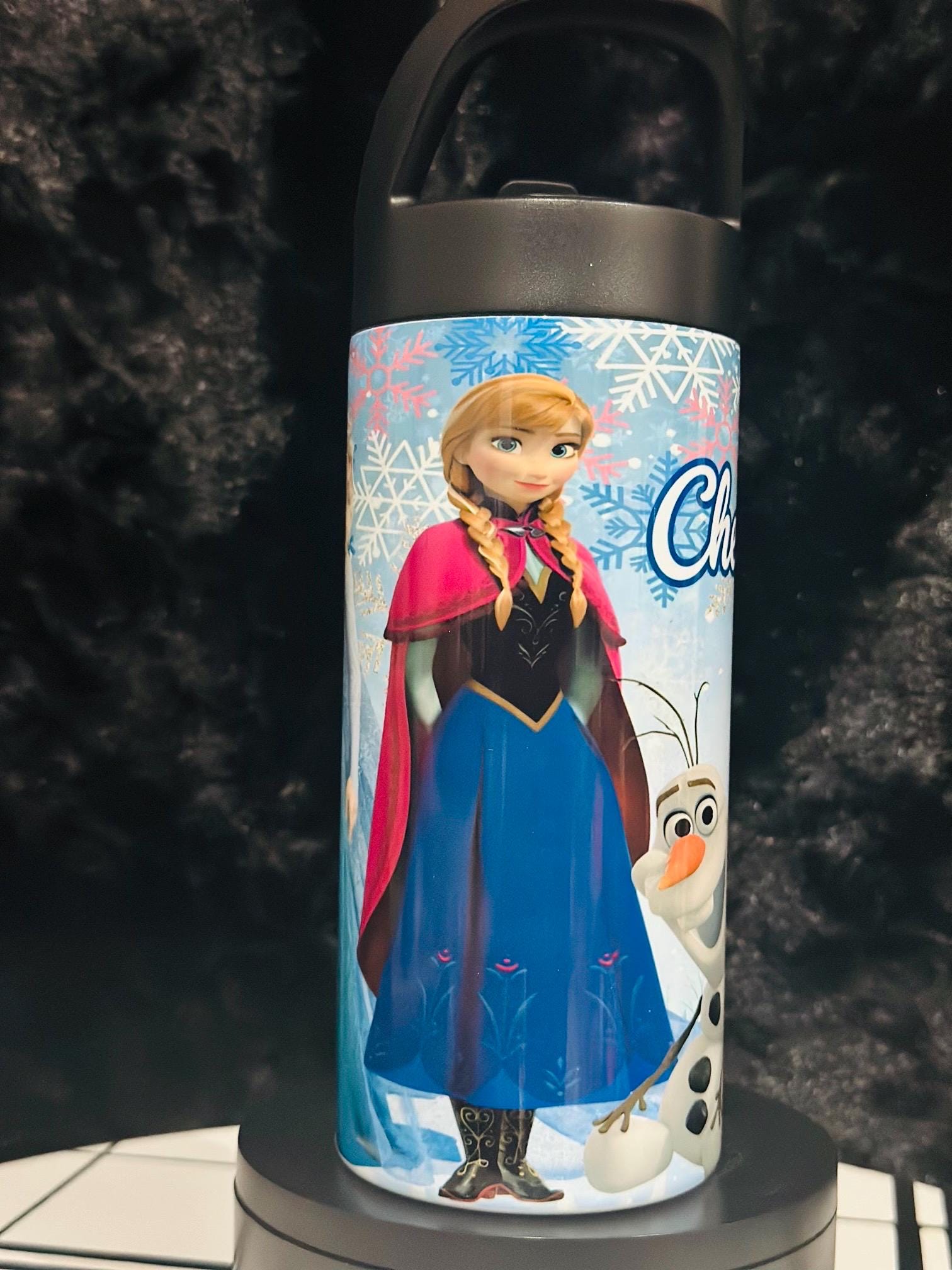 Elsa Water Tumbler, Custom Water Tumbler, 16oz 20oz Custom Tumbler, Water Tumbler for Kids, School Water Bottle, Kids Return Gifts