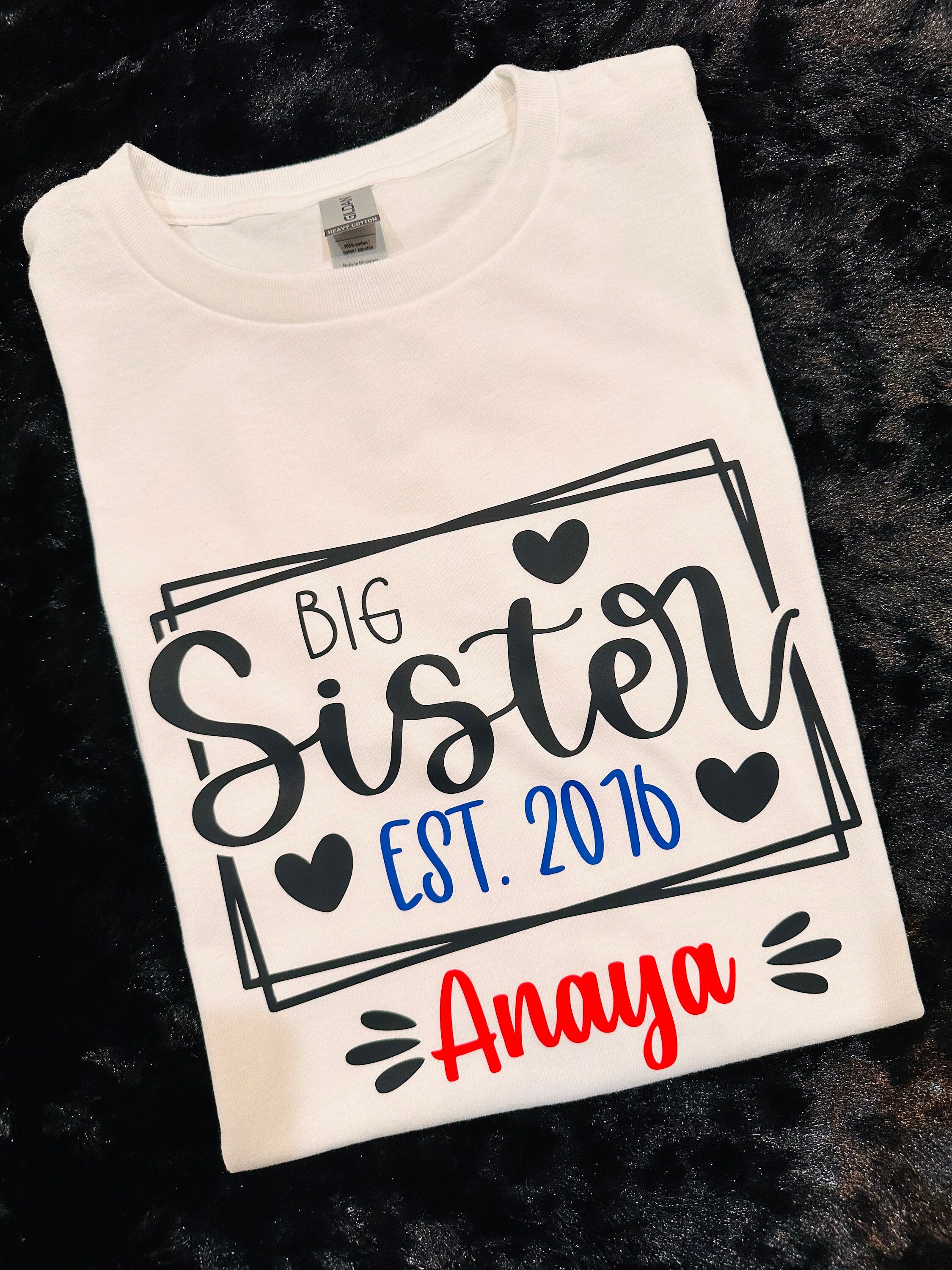 Custom T-Shirts,Custom Onesies, Sibling Matching T-Shirts,Sibling T-Shirts