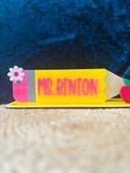 Personalized Back-to-School Desk Sign for Teachers