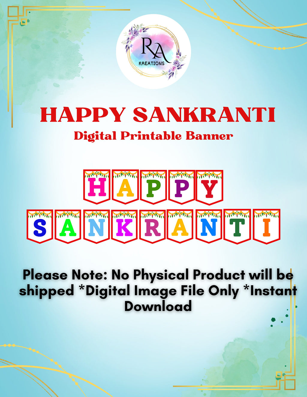 Happy Sankranti Digital Banner, Sankranti Digital File, Sankranti Banner, Banner File, Indian Festival Banner