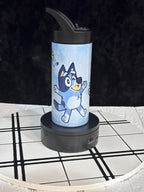 Bluey Water Tumbler, Custom Water Tumbler, 16oz 20oz Custom Tumbler, Water Tumbler for Kids, School Water Bottle, Kids Return Gifts, Bluey