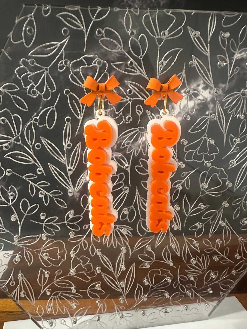 School Spirit Earrings – Custom Team Colors